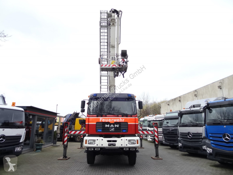 Lastbil MAN FE 410 6X6 Feuerwehr Vema Lift 32...