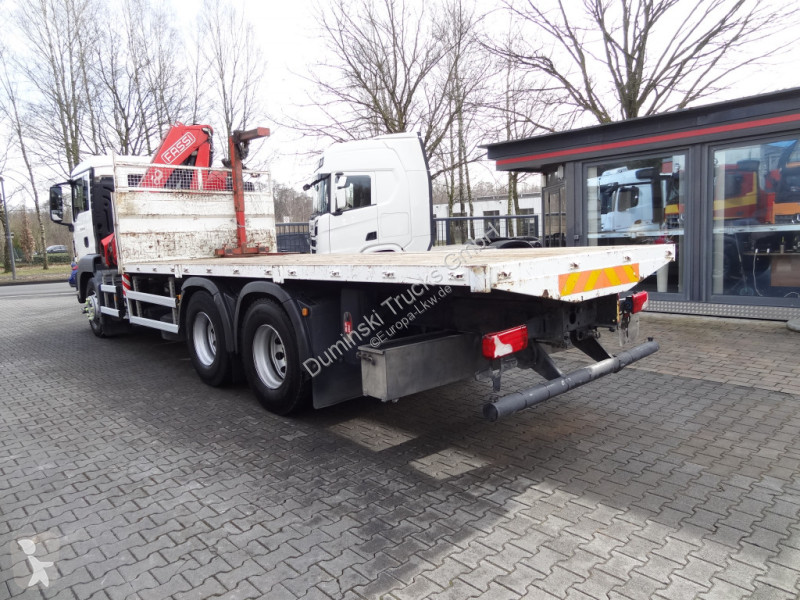 Lastbil MAN TGS 6X4 BB mit Kran Fassi F175