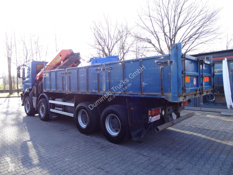 Lastbil Iveco AD340T41 8X4 Kipper Kran...