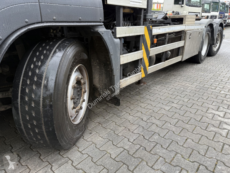 Lastbil MAN TGS 6X2 Haken mit Kran HMF 1643Z