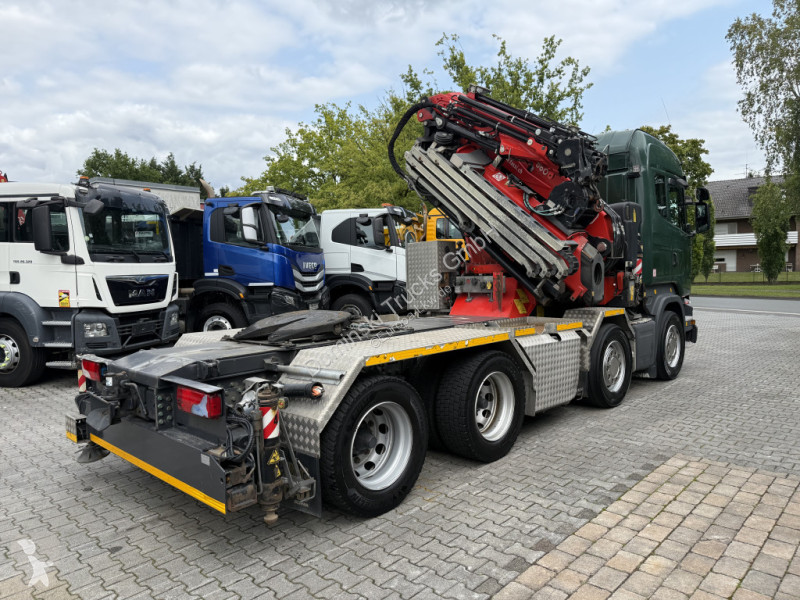 Camion Scania 8X4 Kran Fassi F660 bis 34 Meter
