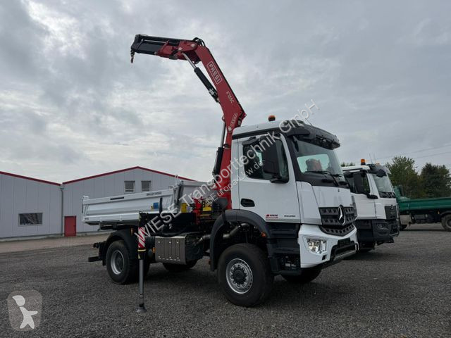 Kamion Mercedes 1835 4x2 Meiller Fassi F135...