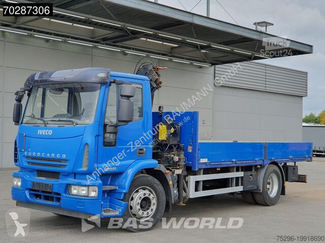 Camion Iveco 180E250 4X2 18tonner MKG-HLK66 Crane