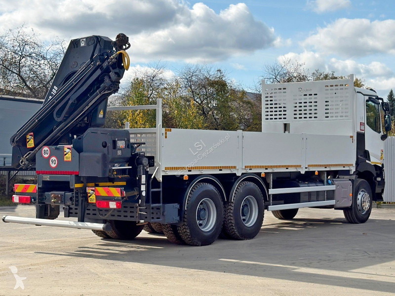 شاحنة Renault C 380* HIAB X-HIDUO 188 B-3/FUNK*6x4