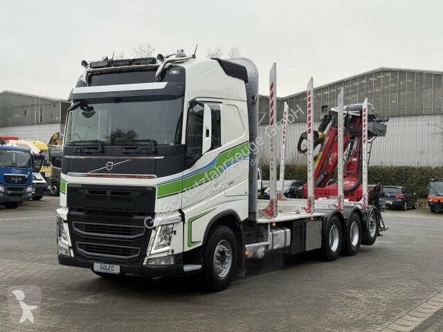 شاحنة مقطورة Volvo FH 510 8x4 Holztransporter...