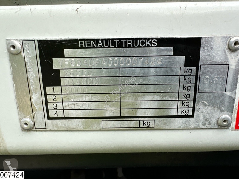 شاحنة Renault 370 Dxi 6x4, EURO 4, Fassi