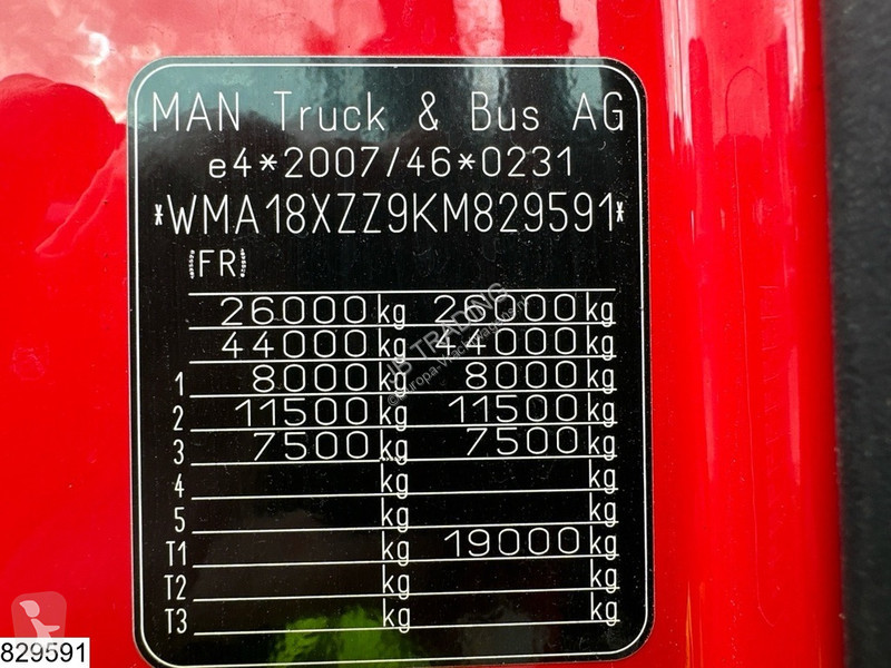 شاحنة MAN 26 460 6x2, EURO 6, Combi, Retarder,...