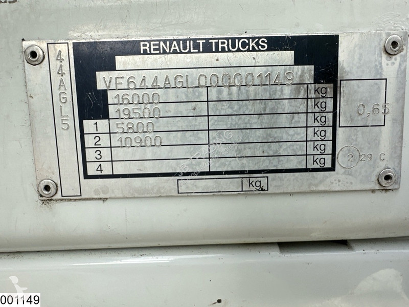 شاحنة Renault 220 Dxi 16104 Liter, LPG GPL,...