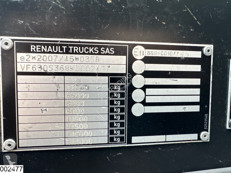 شاحنة Renault C 440 8x4, EURO 6, HMF, Remote