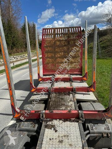 شاحنة MAN TGX 33.500 4X6 HOLZ KRAN ANHÄNGER