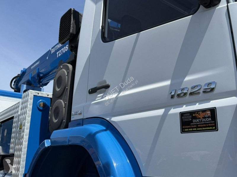 شاحنة Mercedes AXOR 1829 4x4 Zwyżka RUTHMANN...