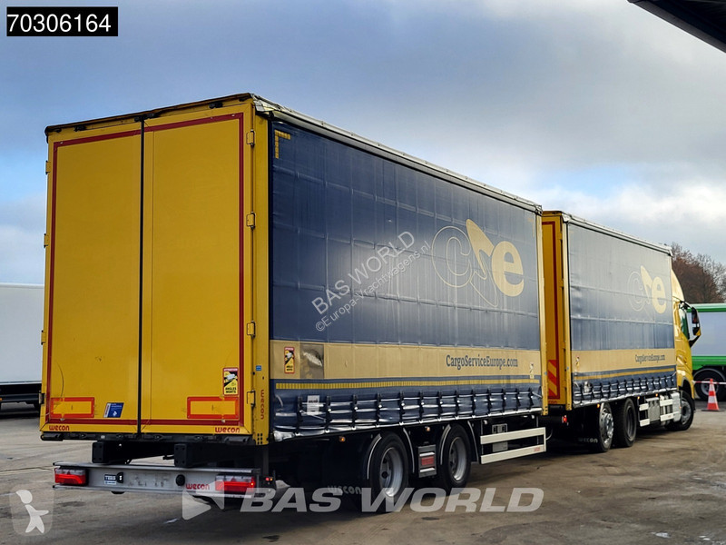 شاحنة Volvo 460 6X2 Curtainsider Combi LNG...