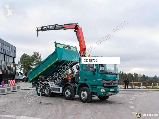 شاحنة Mercedes ACTROS 4151 8x4 Palfinger PK...