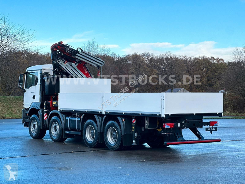 Грузовик MAN 35.470 8x4 Pritsche + FASSI F345RB...