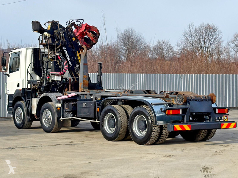 شاحنة DAF 85430 * ABROLLKIPPER + JONSERED J1320...