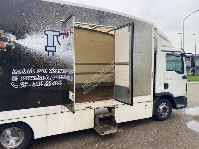 Camião MAN 8.180 euro 6 met gesloten opbouw...