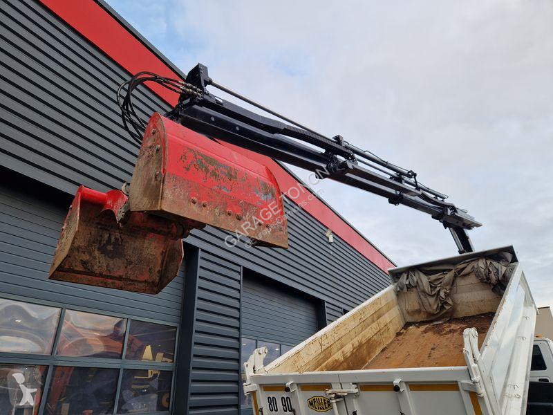شاحنة Iveco 480 BI-BENNE + GRUE