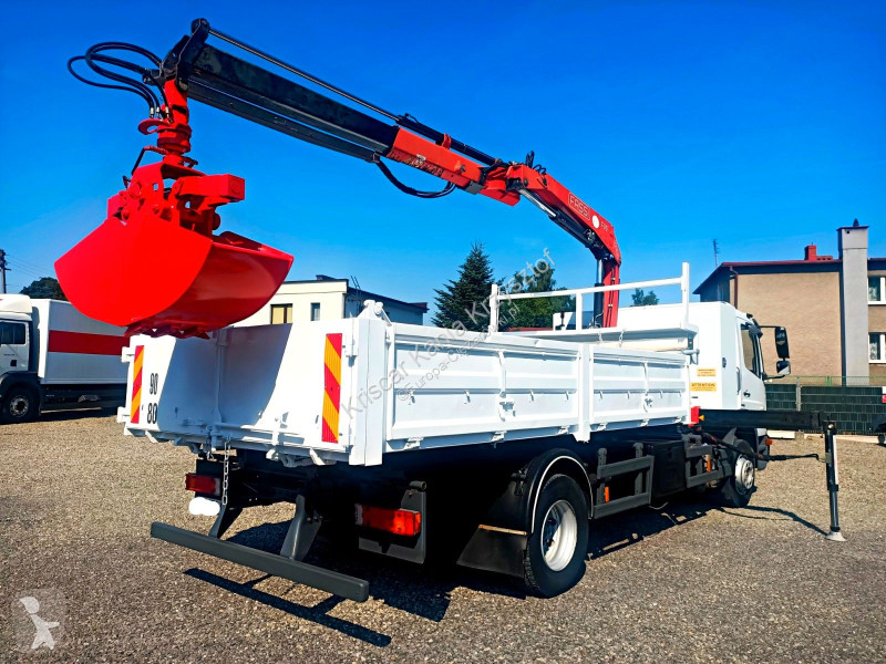 Mercedes 1318N Kipper Crane HDS Fassi F95 truck