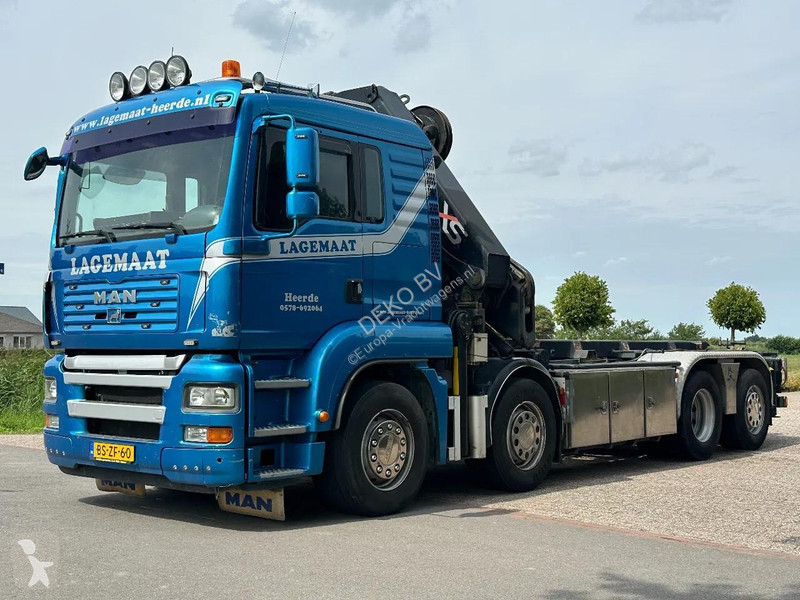 شاحنة MAN 35.440 8x2 HIAB 37TM!!RADIO...
