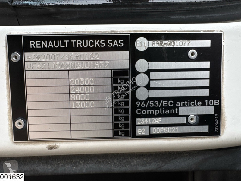 شاحنة Renault D 19 320 EURO 6d, Bennes RCI