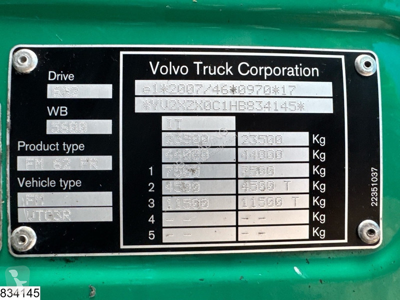شاحنة Volvo 450 6x2, EURO 6, Retarder,...