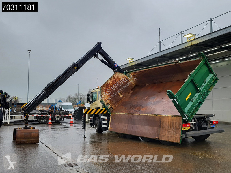 شاحنة Scania P410 P 8X4 N-Truck HMF 1800K3 Kran...