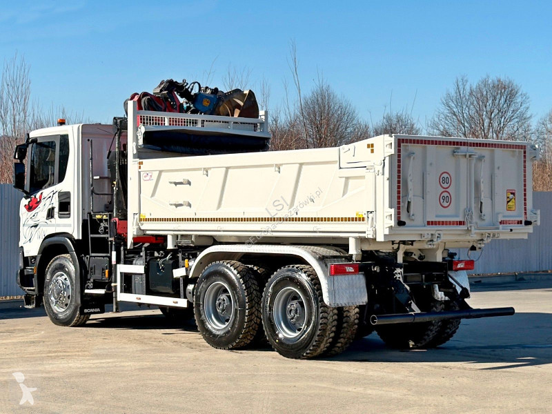 شاحنة Scania 410 Kipper 4,90m * HMF 1643 + FUNK...