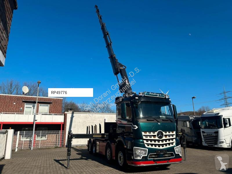 شاحنة Mercedes 3253 + HIAB 302 Kran 8x2-4 HAD...