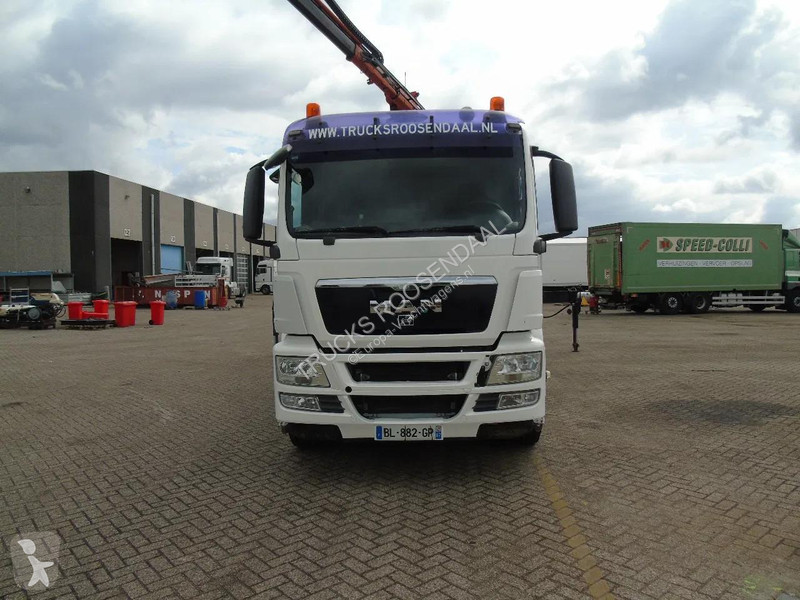 شاحنة MAN 18.440 + ATLAS 165 + EURO 5 + TRAILER...