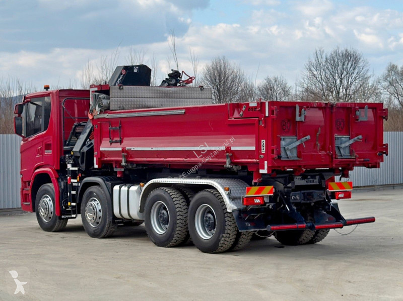 شاحنة Scania 450 Kipper*HIAB X - HIDUO 188 *...