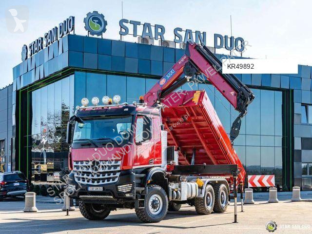 شاحنة Mercedes AROCS 3345 6x6 HMF 3220 Winch...