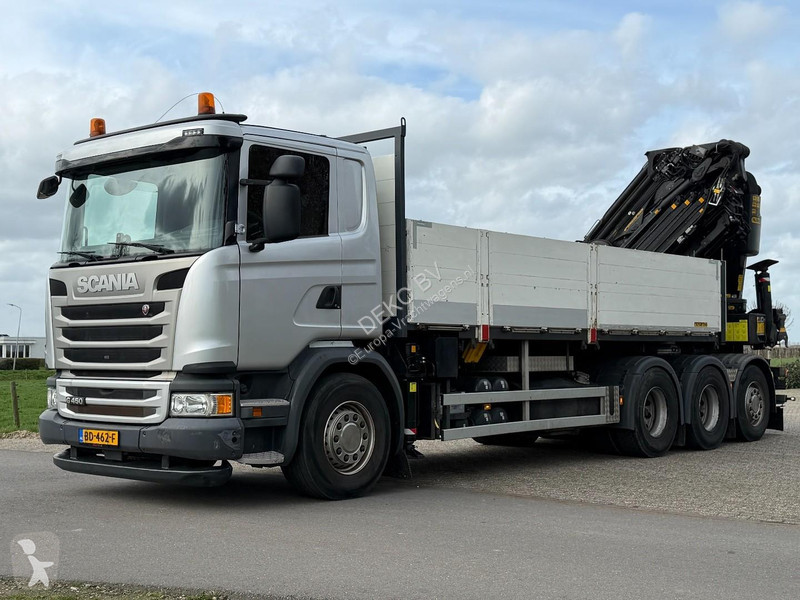 شاحنة Scania G450 8x4 triple, PAFINGER PK92002...