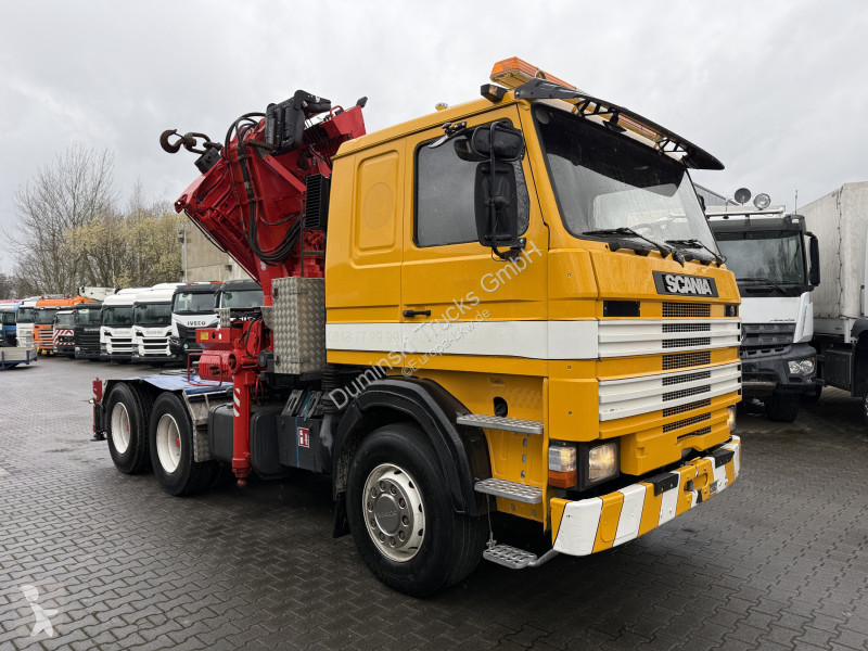 شاحنة Scania R143 450 V8 6X4 Kran Palfinger...