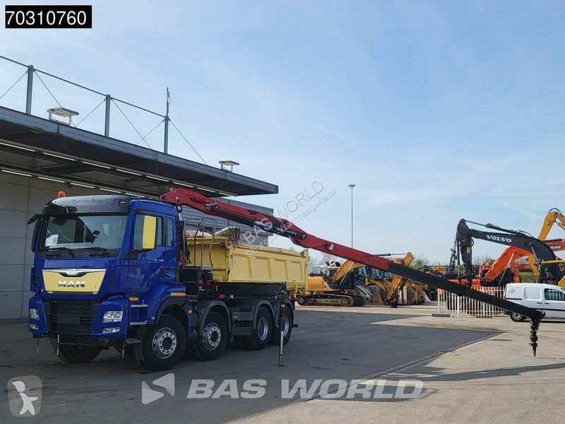 شاحنة MAN 35.480 8X4 HMF 2243-Z2 Crane Kran...