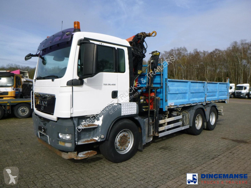 شاحنة MAN 26.400 6X4 tipper + Palfinger PK15002
