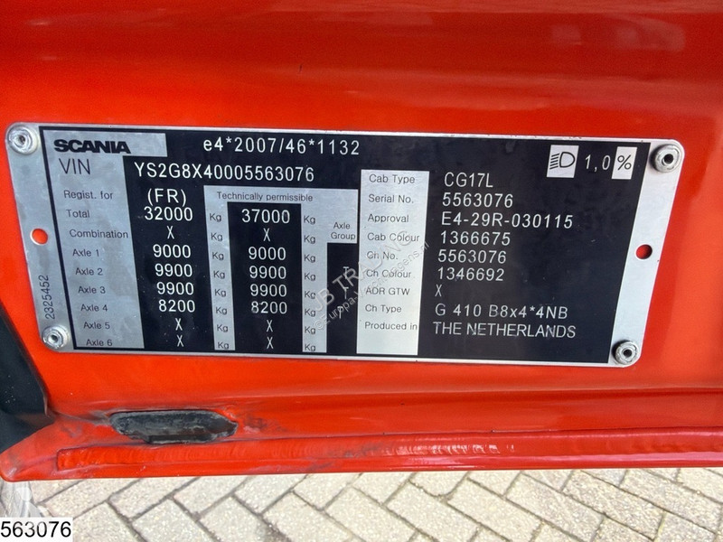 Camión Scania 410 EURO 6d, CN, Retarder, Hiab,...