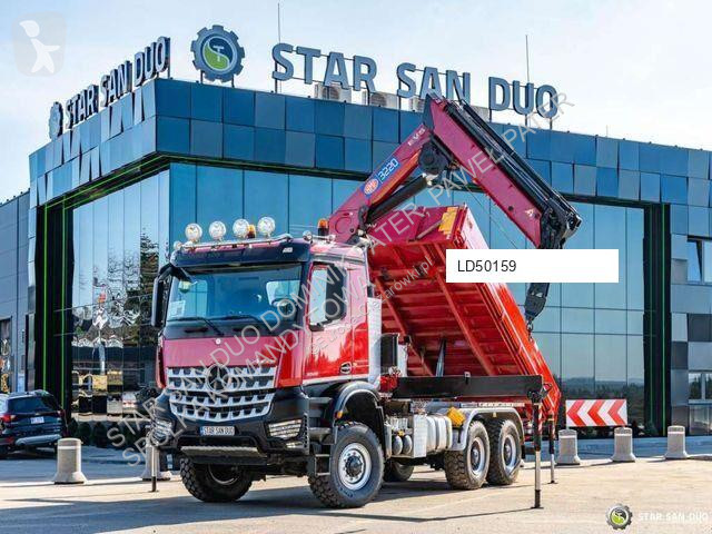 شاحنة Mercedes AROCS 3345 6x6 HMF 3220 Winch...