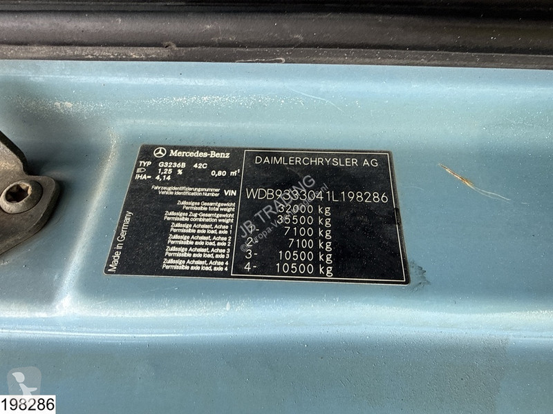 شاحنة Mercedes 3236 8x4, EPS, Steel suspension,...