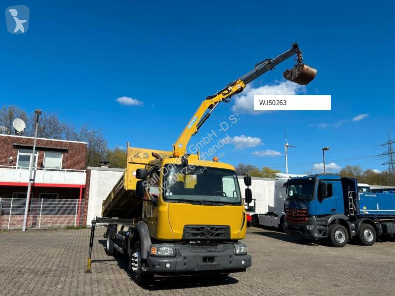 شاحنة Renault D14 220 3Skipper + Effer 65 2S Kran