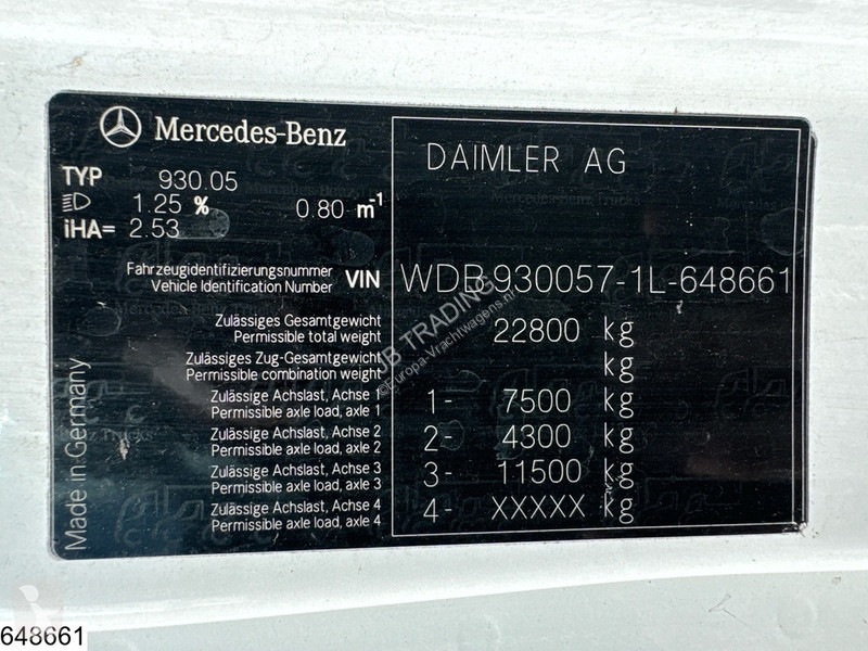 شاحنة Mercedes 2344 6x2, EURO 5, Combi,...