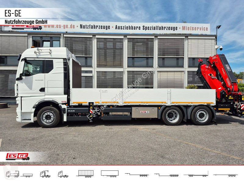 Kamión MAN 26.480 6x2-4 LL CH mit Fassi...