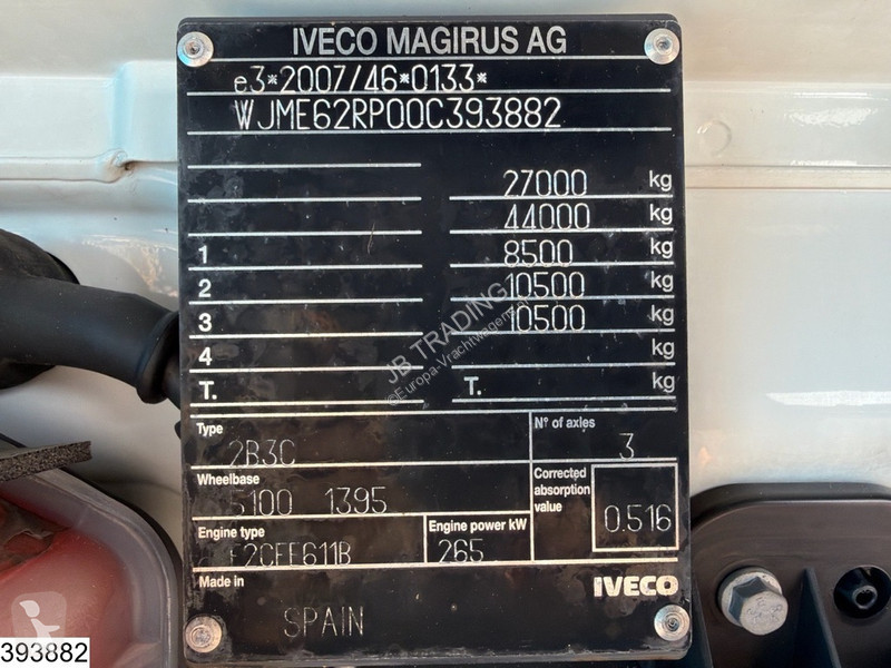 شاحنة Iveco 360 X-way 6x4, Euro 6, Steel...