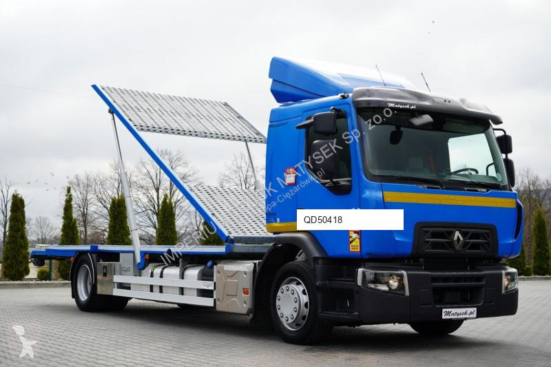 شاحنة Renault D WIDE 380 DE11 / 4X2 / LAWETA 8...