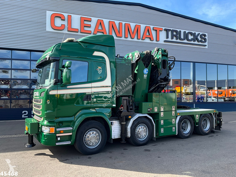 شاحنة Scania R 490 8x4 Euro 6 Effer  Tonmeter...