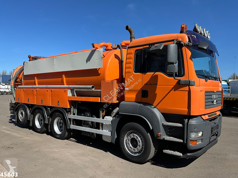 شاحنة MAN 35.440 8x4 Wicom Saug/spul opbouw