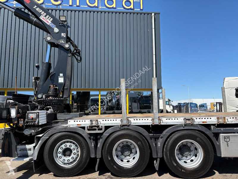 شاحنة Volvo 500 + HIAB 638 E-6 + JIB 6x + 8X4...