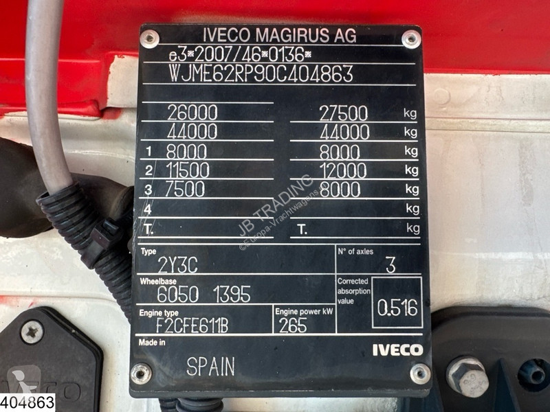 شاحنة Iveco X-Way 360 6x2, EURO 6, Retarder