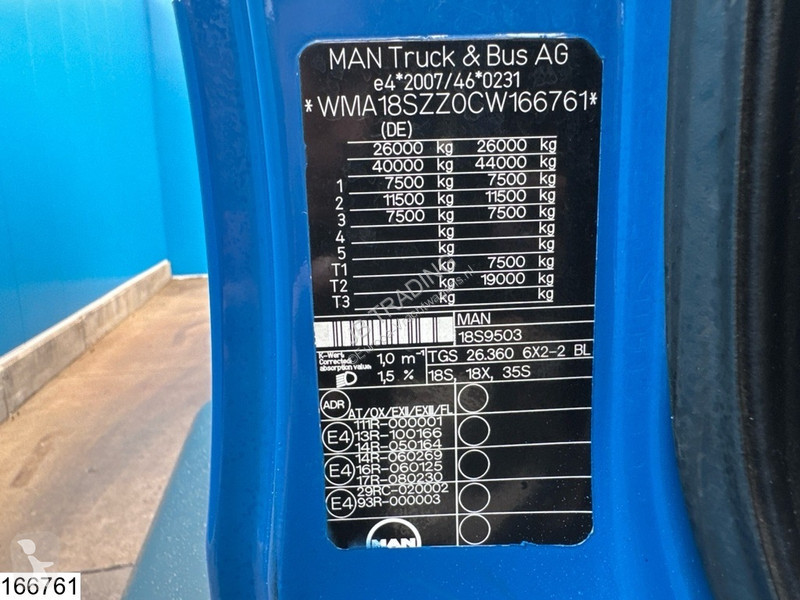 Lastbil MAN TGS 6x2, EURO 5, 20120 Liter, 3...