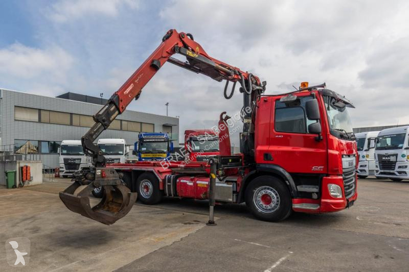 شاحنة DAF 440 FAK -8x2 + Palfinger Epsilon Q180...