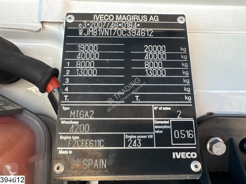 شاحنة Iveco 330 4x4, EURO 6, Palfinger, Remote